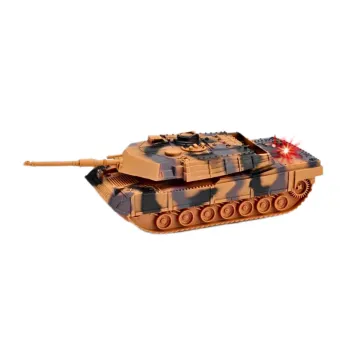 Zestaw Wojskowy Militarny Czołg Odrzutowiec Żołnierze Dźwięk Światła