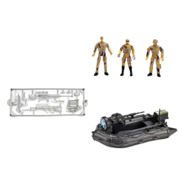 Figurki żołnierzy i akcesoria wojskowe do kreatywnej zabawy