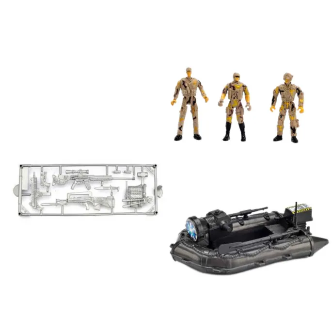 Figurki żołnierzy i akcesoria wojskowe do kreatywnej zabawy