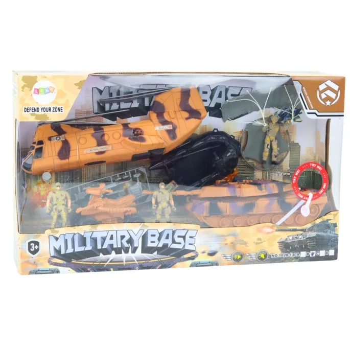 Militarny quad i ponton do kreatywnej zabawy taktycznej dzieci