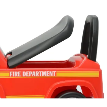 Detale jeździka Mercedes Actros Policja czerwony model