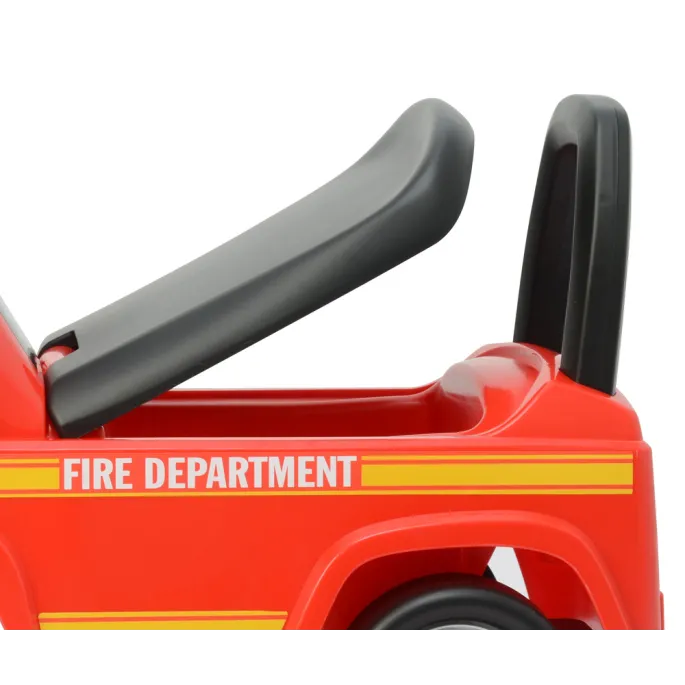 Detale jeździka Mercedes Actros Policja czerwony model