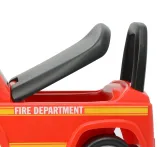 Detale jeździka Mercedes Actros Policja czerwony model