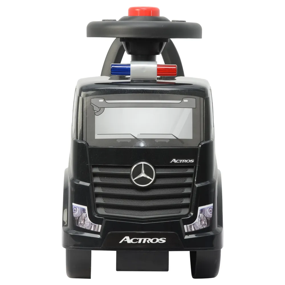 Mercedes Actros Policja 3316A czarny dla małego fana motoryzacji
