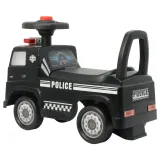 Kompaktowy czarny samochodzik policyjny Mercedes dla dziecka