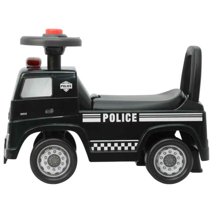 Pojazd na odpychanie Mercedes Policja dla aktywnej zabawy dzieci