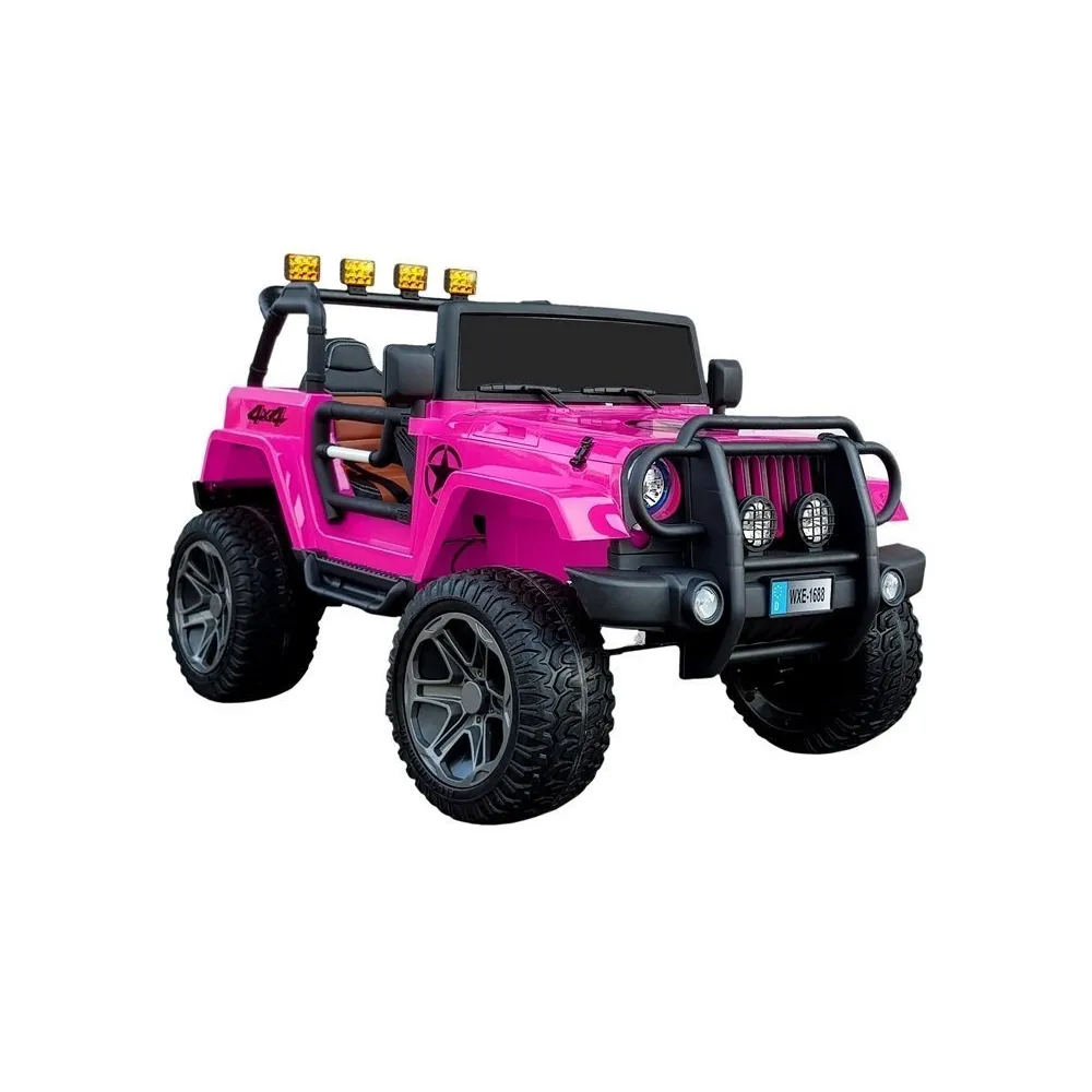 Auto na Akumulator WXE-1688 4x4 Różowy STRONG