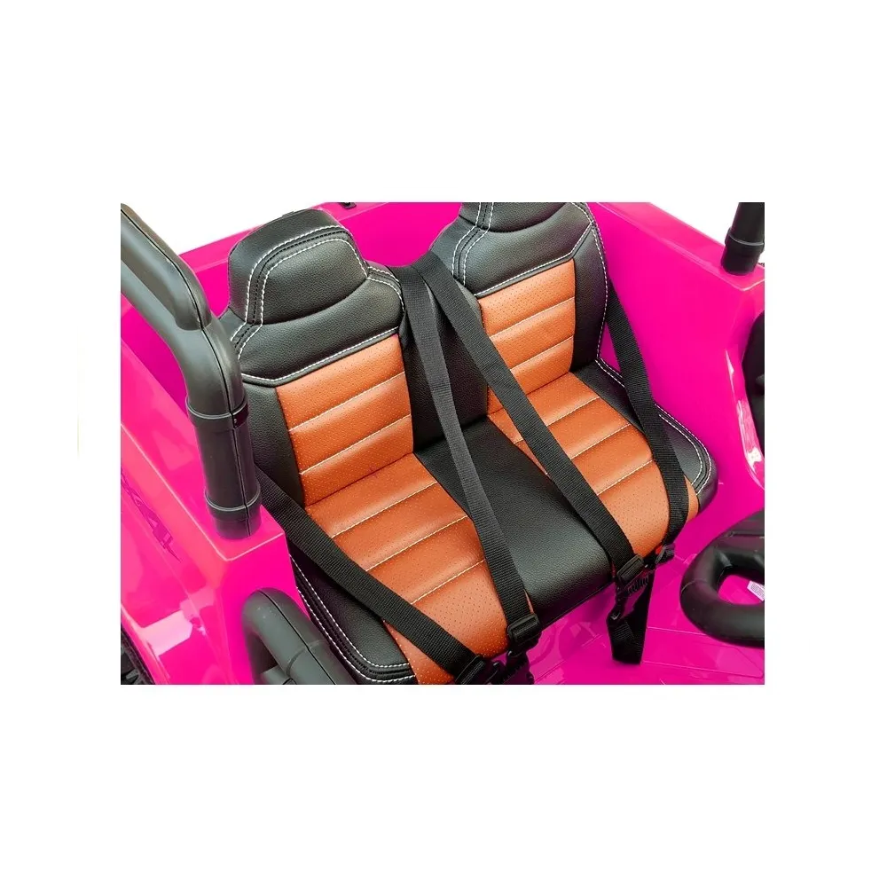 Auto na Akumulator WXE-1688 4x4 Różowy STRONG