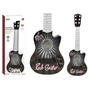 Zabawkowa gitara elektryczna dla dzieci z efektami świetlnymi i dźwiękowymi