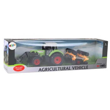 Wytrzymały traktor rolniczy koparka, idealny do zabawy na podwórku