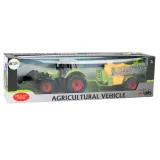 Bezpieczny traktor z akcesoriami edukacyjnymi dla małych miłośników maszyn