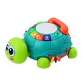 Zabawka edukacyjna żółw dla dzieci z funkcją telefonu i bębenka