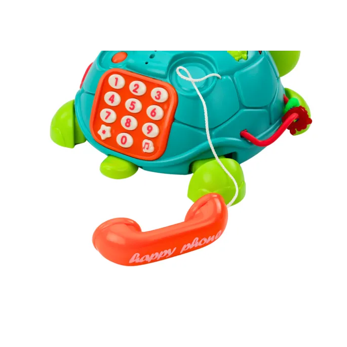 Interaktywny żółw 6w1 świecący, wydający dźwięki dla przedszkolaka