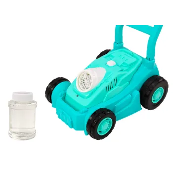 Maszyna do baniek mydlanych Kosiarka Jeździk z rączką Zielony