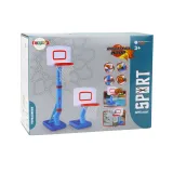 Kosz do koszykówki z piłką i pompką, idealny do domu i ogrodu dla dzieci