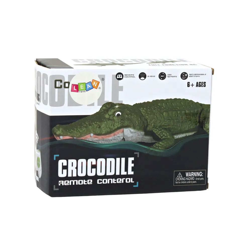 Opakowanie zestawu krokodyla wodnego na pilot z akcesoriami