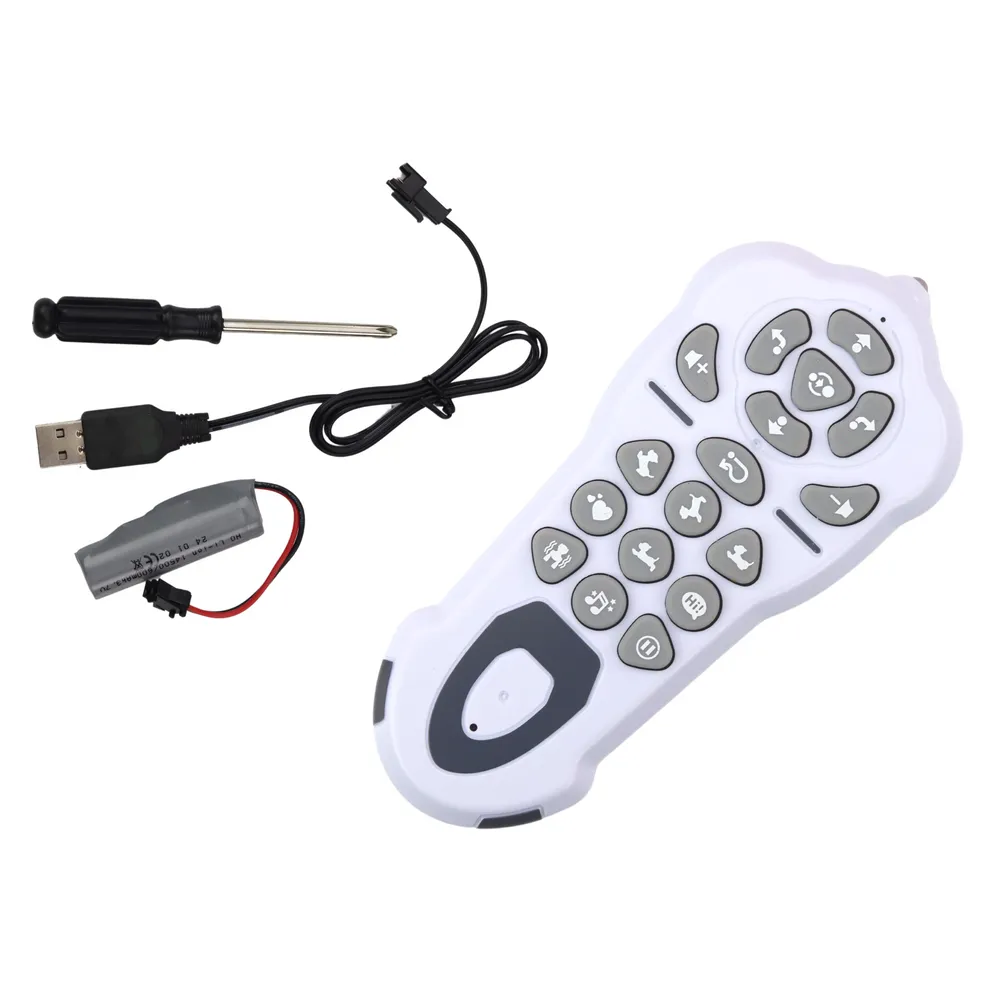 Zdalnie sterowany robot pies z podświetlanymi oczami