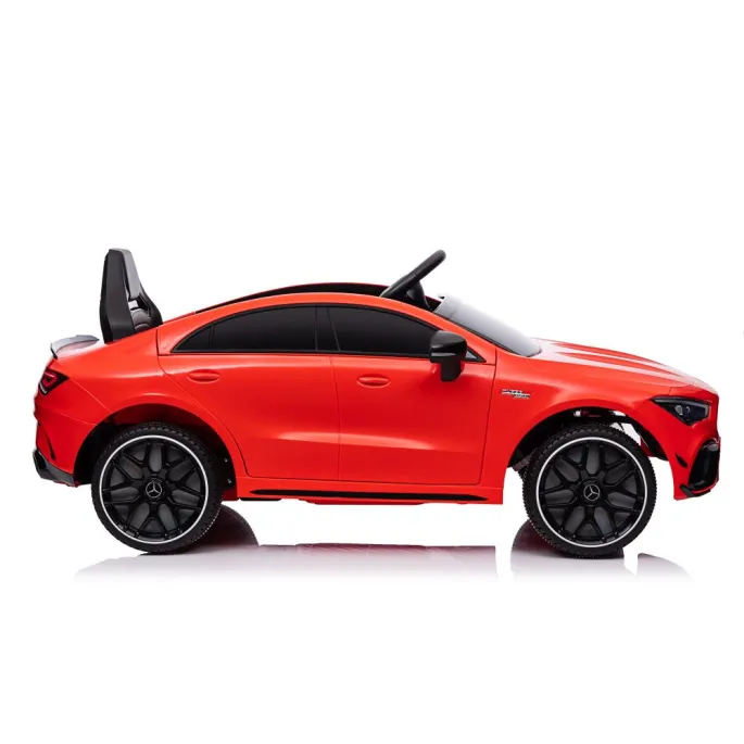 Zabawka samochód Mercedes CLA 45s czerwony, model AMG 4x4, dla maluchów