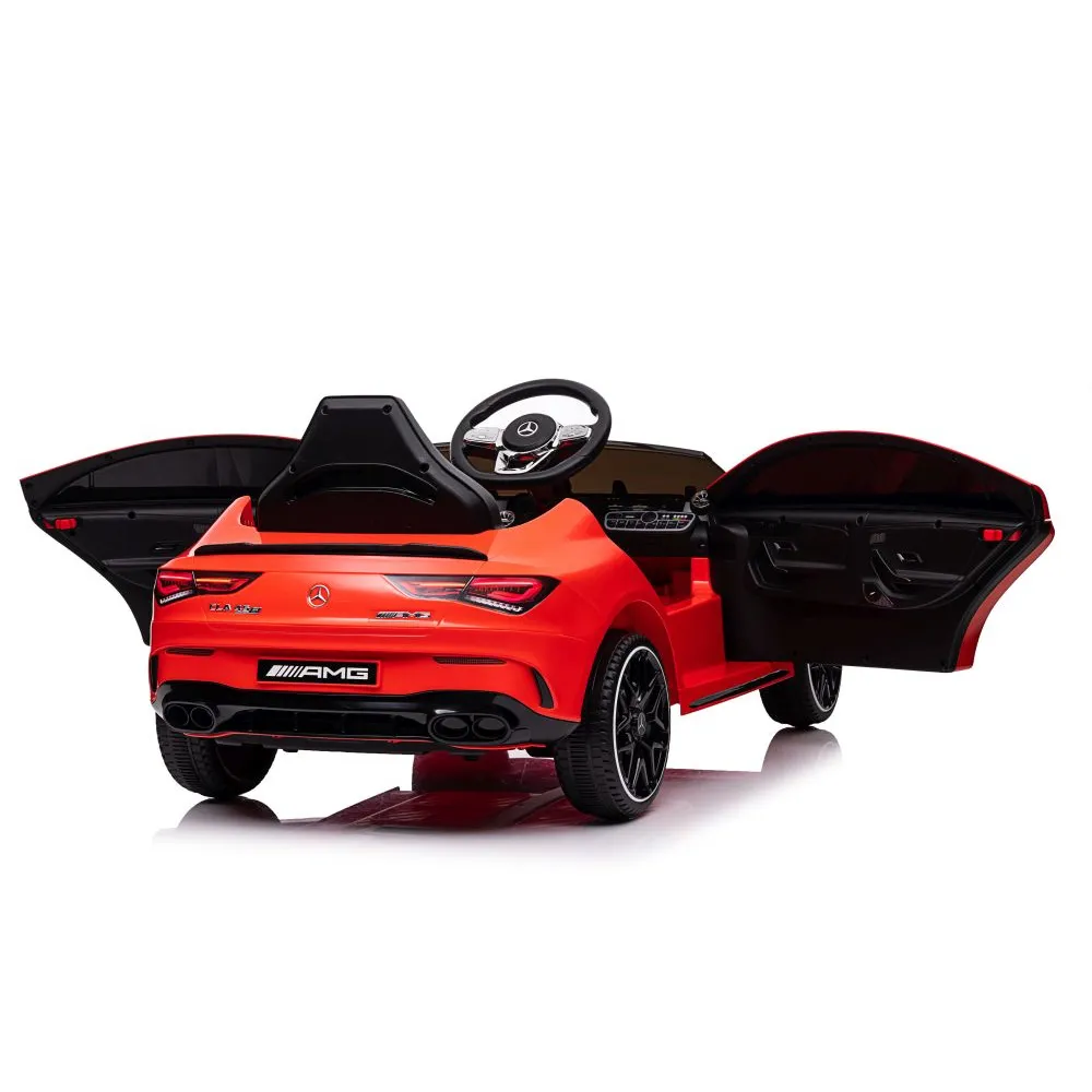 Elektryczny samochód czerwony Mercedes AMG 4x4 zabawkowy dla dziecka