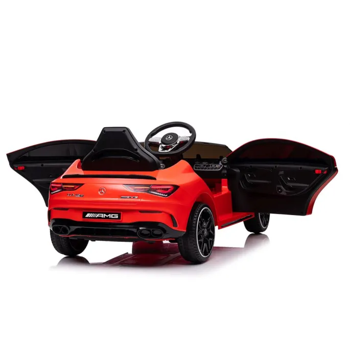 Elektryczny samochód czerwony Mercedes AMG 4x4 zabawkowy dla dziecka
