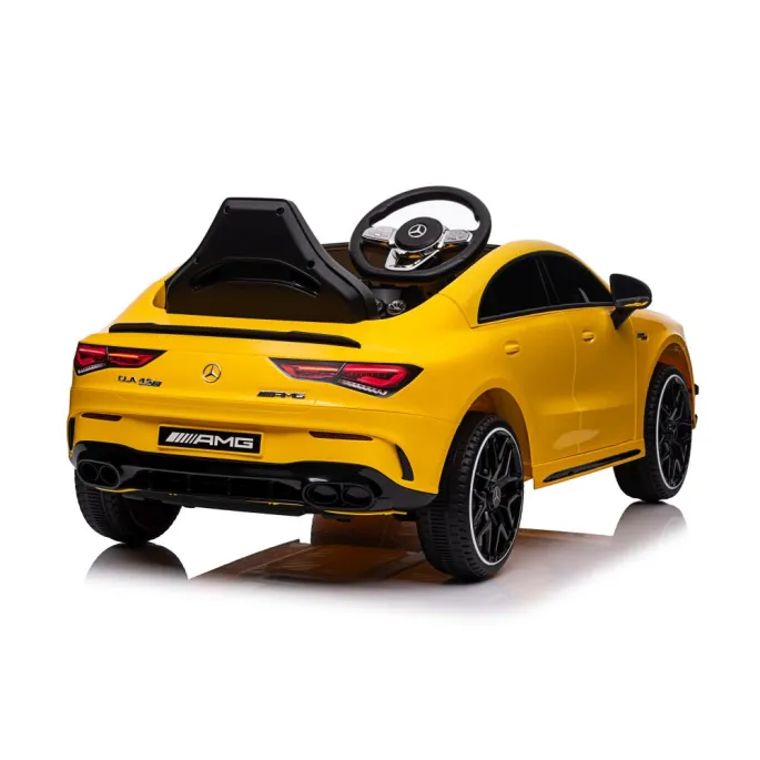 Auto Na Akumulator Mercedes CLA 45s AMG Żółty 4x4