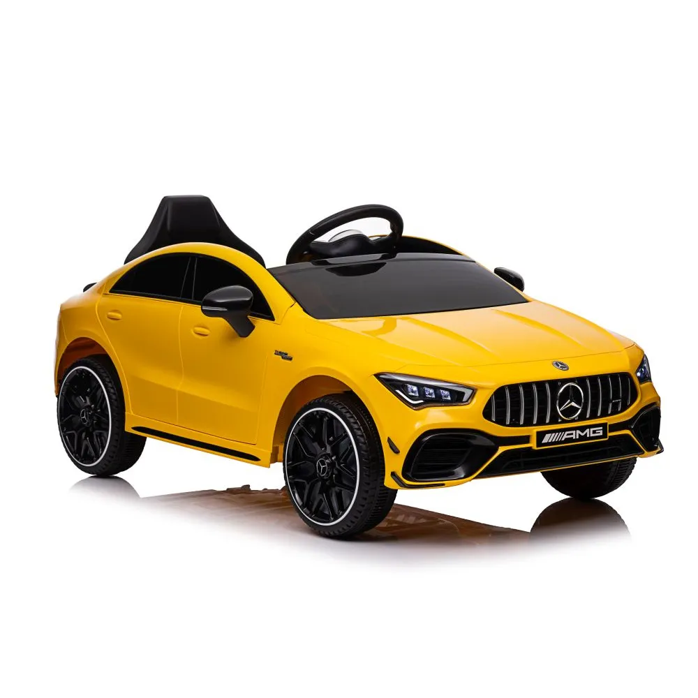 Auto Na Akumulator Mercedes CLA 45s AMG Żółty 4x4
