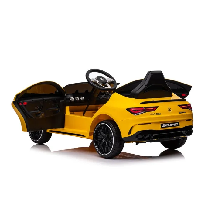 Auto Na Akumulator Mercedes CLA 45s AMG Żółty 4x4