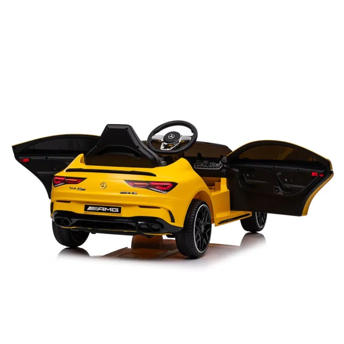 Auto Na Akumulator Mercedes CLA 45s AMG Żółty 4x4