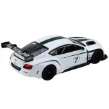 Auto sportowe RC Bentley GT3 w trakcie jazdy po torze wyścigowym
