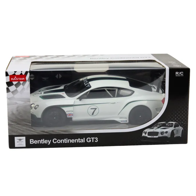 Elegancki model Bentley GT3 RC zbliżenie na detale nadwozia