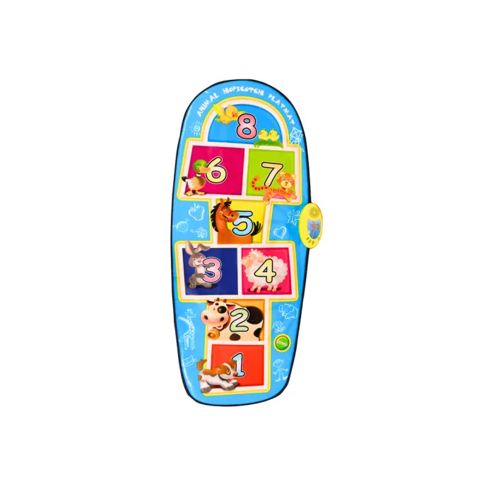 Mata taneczna ze zwierzątkami, dźwiękami i 8 melodiami edukacyjnymi