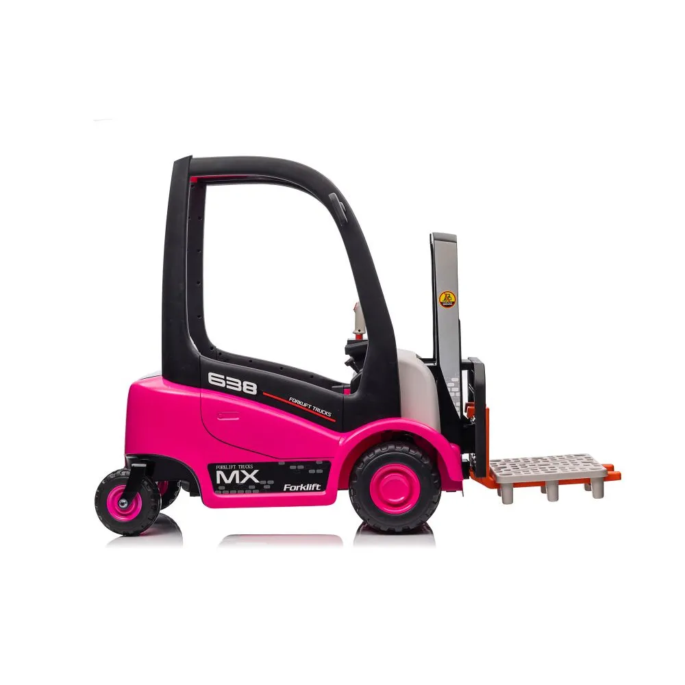 Wózek Widłowy Na Akumulator XMX638 Różowy
