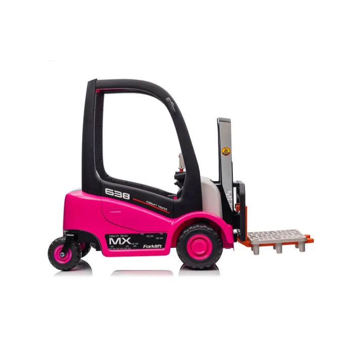 Wózek Widłowy Na Akumulator XMX638 Różowy