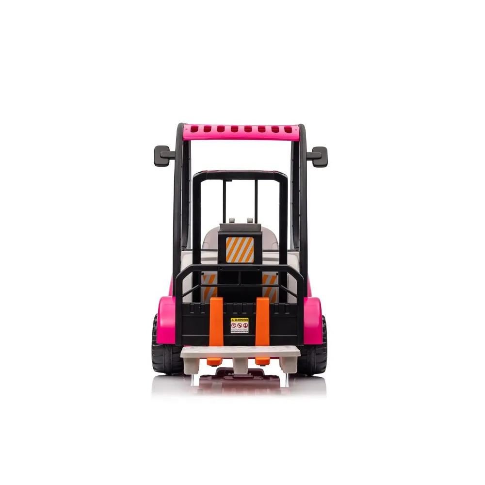 Wózek Widłowy Na Akumulator XMX638 Różowy