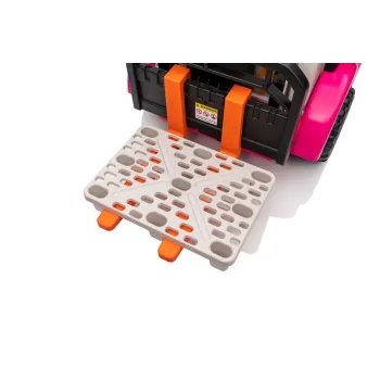 Wózek Widłowy Na Akumulator XMX638 Różowy