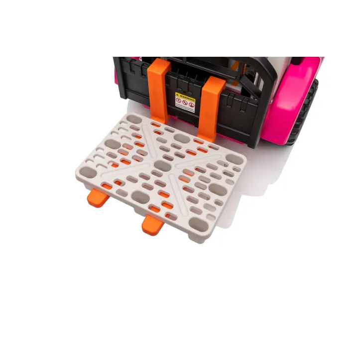 Wózek Widłowy Na Akumulator XMX638 Różowy