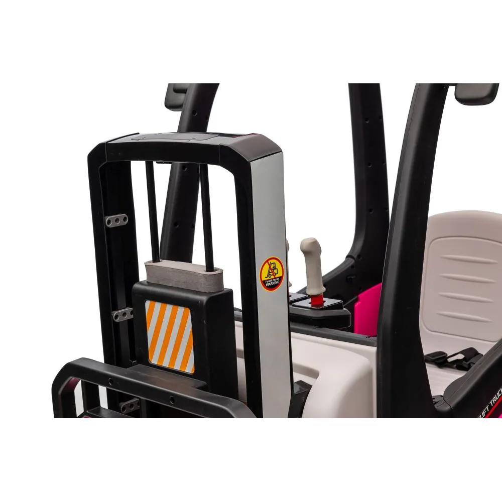 Wózek Widłowy Na Akumulator XMX638 Różowy