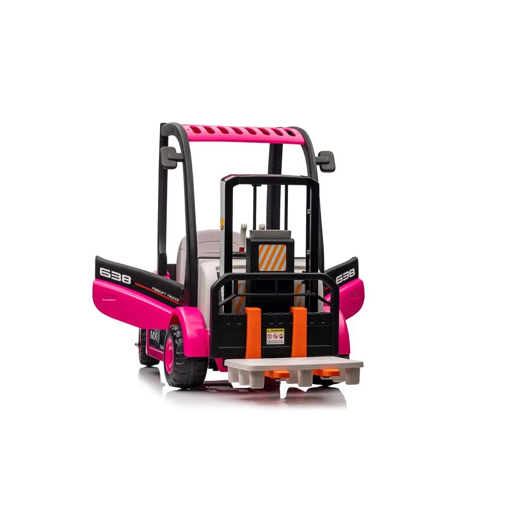 Wózek Widłowy Na Akumulator XMX638 Różowy
