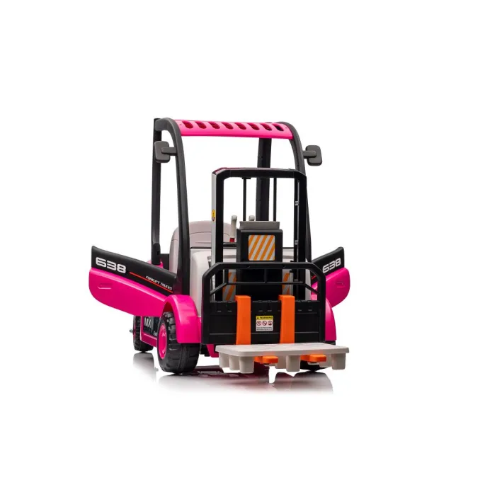 Wózek Widłowy Na Akumulator XMX638 Różowy