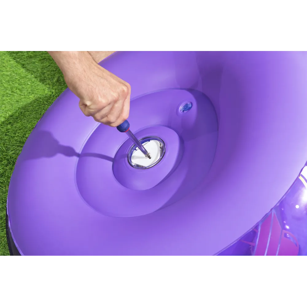 Ergonomiczny fotel dmuchany LED do pokoju dziecięcego lub salonu