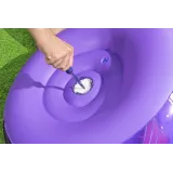 Ergonomiczny fotel dmuchany LED do pokoju dziecięcego lub salonu