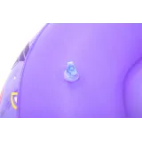 Zbliżenie na podświetlenie LED i grafikę kosmiczną fotela Bestway