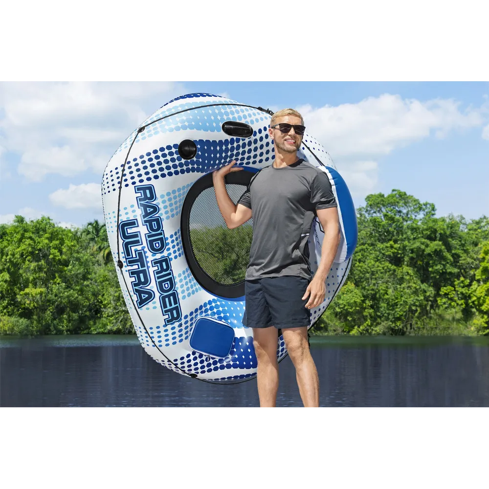 Koło do pływania Bestway 43726 z siatkowym dnem na plaży