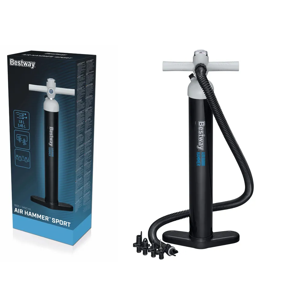 Wysokociśnieniowa pompka ręczna z manometrem do materacy Bestway 62227
