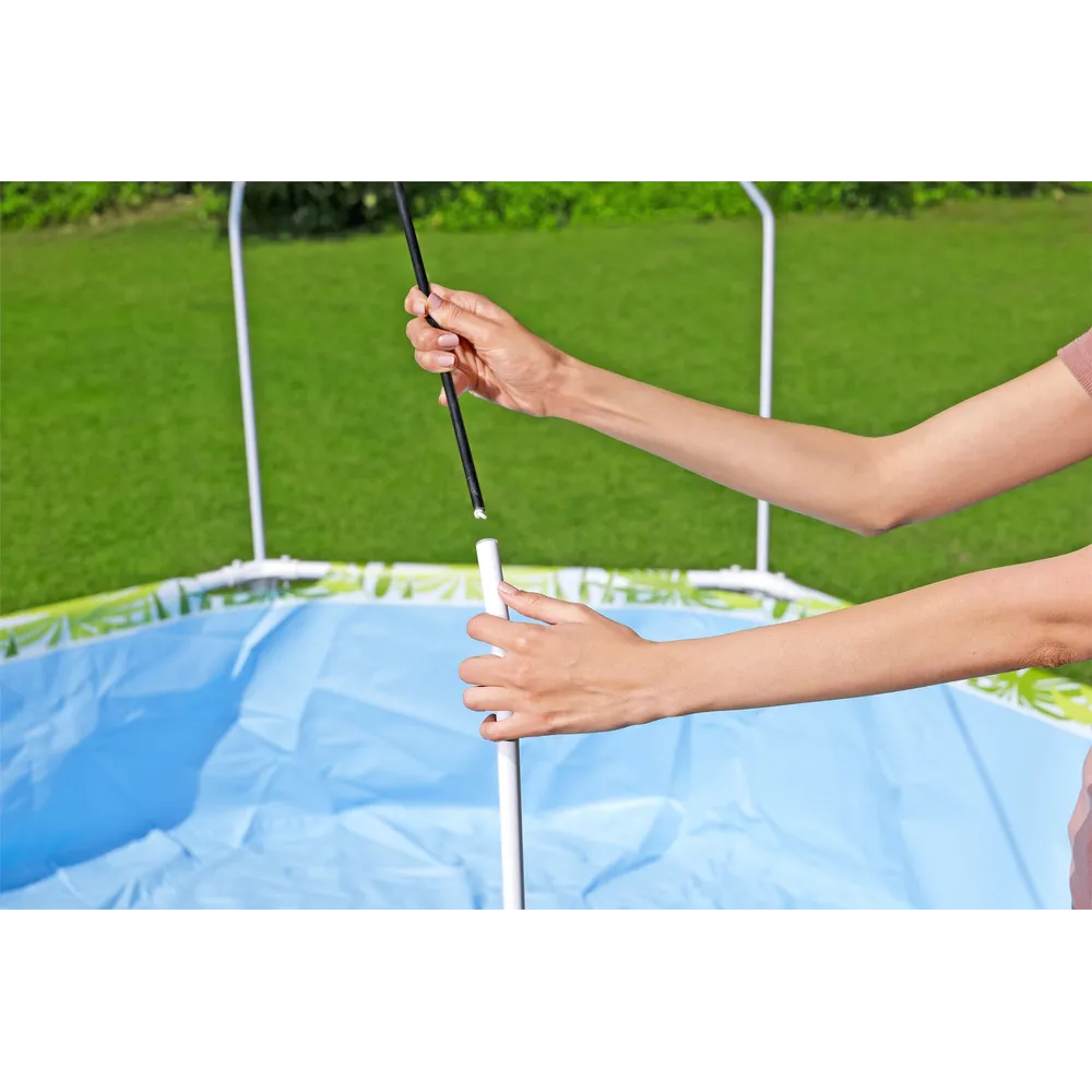 Wytrzymały basen ogrodowy dla dzieci 244x51 cm Bestway, widok z boku