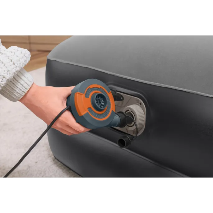 Zapakowany materac Bestway 67401 z akcesoriami gotowy do przechowywania