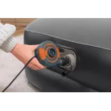 Zapakowany materac Bestway 67401 z akcesoriami gotowy do przechowywania