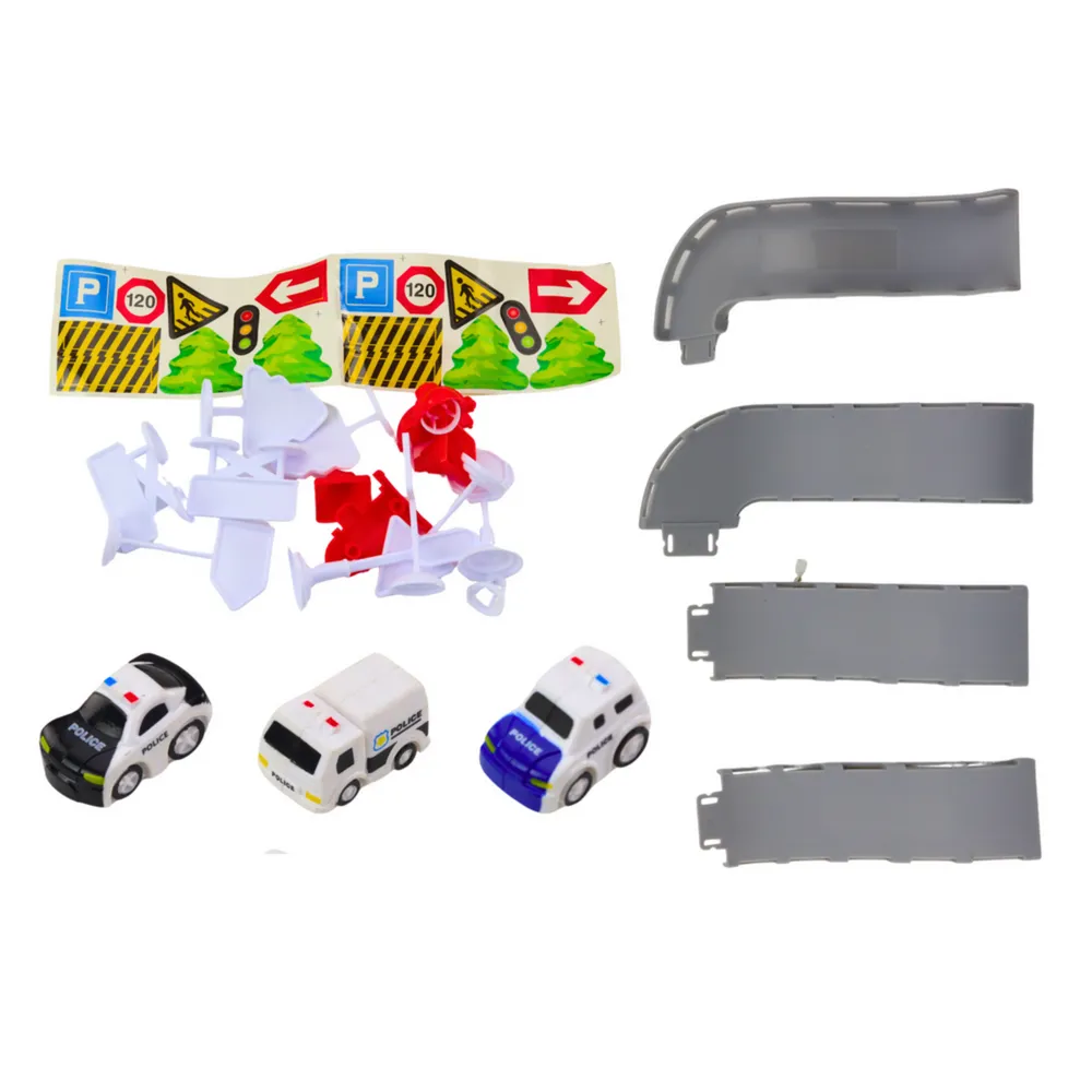 Metalowe wozy bojowe i akcesoria do samolotu policyjnego DIY