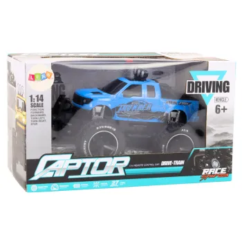 Zabawka auto terenowe RC 1:14, niebieskie, dla dzieci i dorosłych