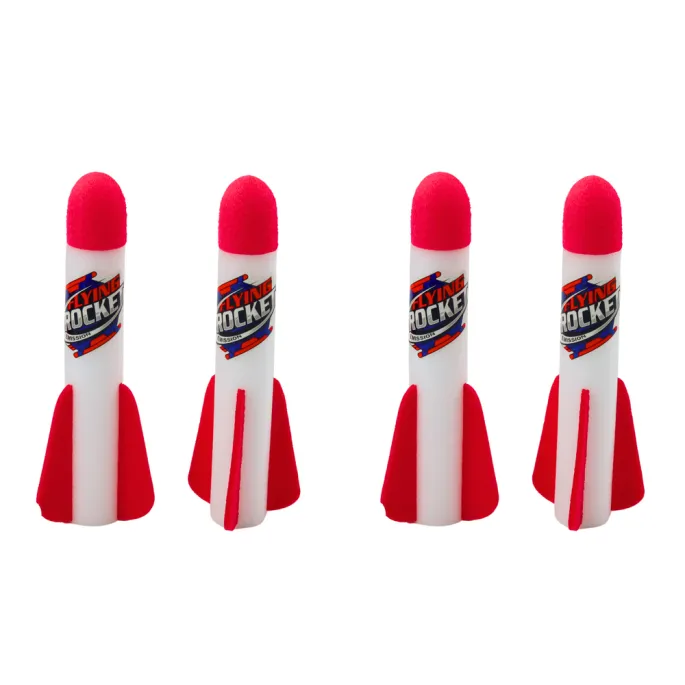 Trzy wyrzutnie rakiet piankowych idealne na świeże powietrze